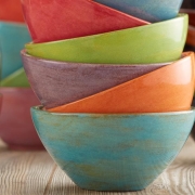painted pottery bowls
